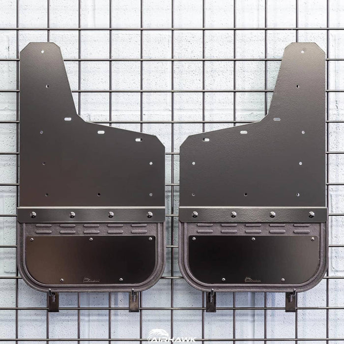 BLACK REAR MUD FLAPS 20-26 GMC HD