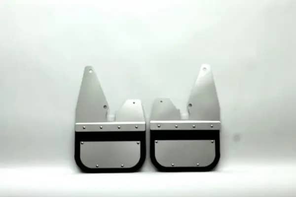 STAINLESS STEEL FRONT MUD FLAPS 09-18 RAM 1500/ 19-24 1500 CLASSIC