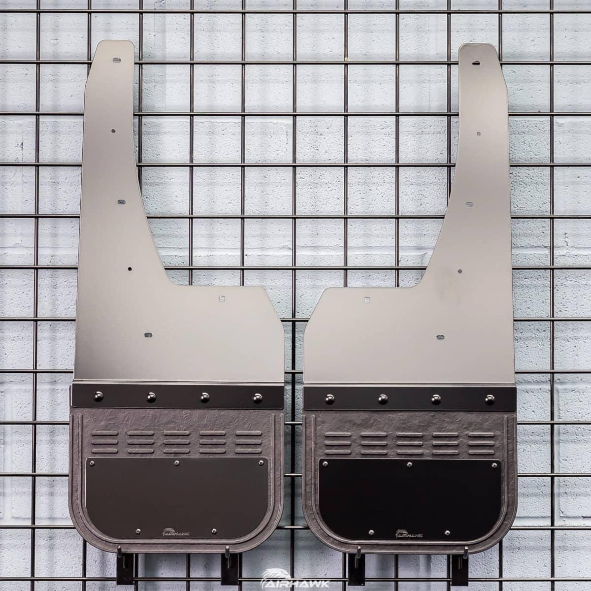 BLACK REAR MUD FLAPS 09-18 RAM 1500/ 19-24 1500 CLASSIC