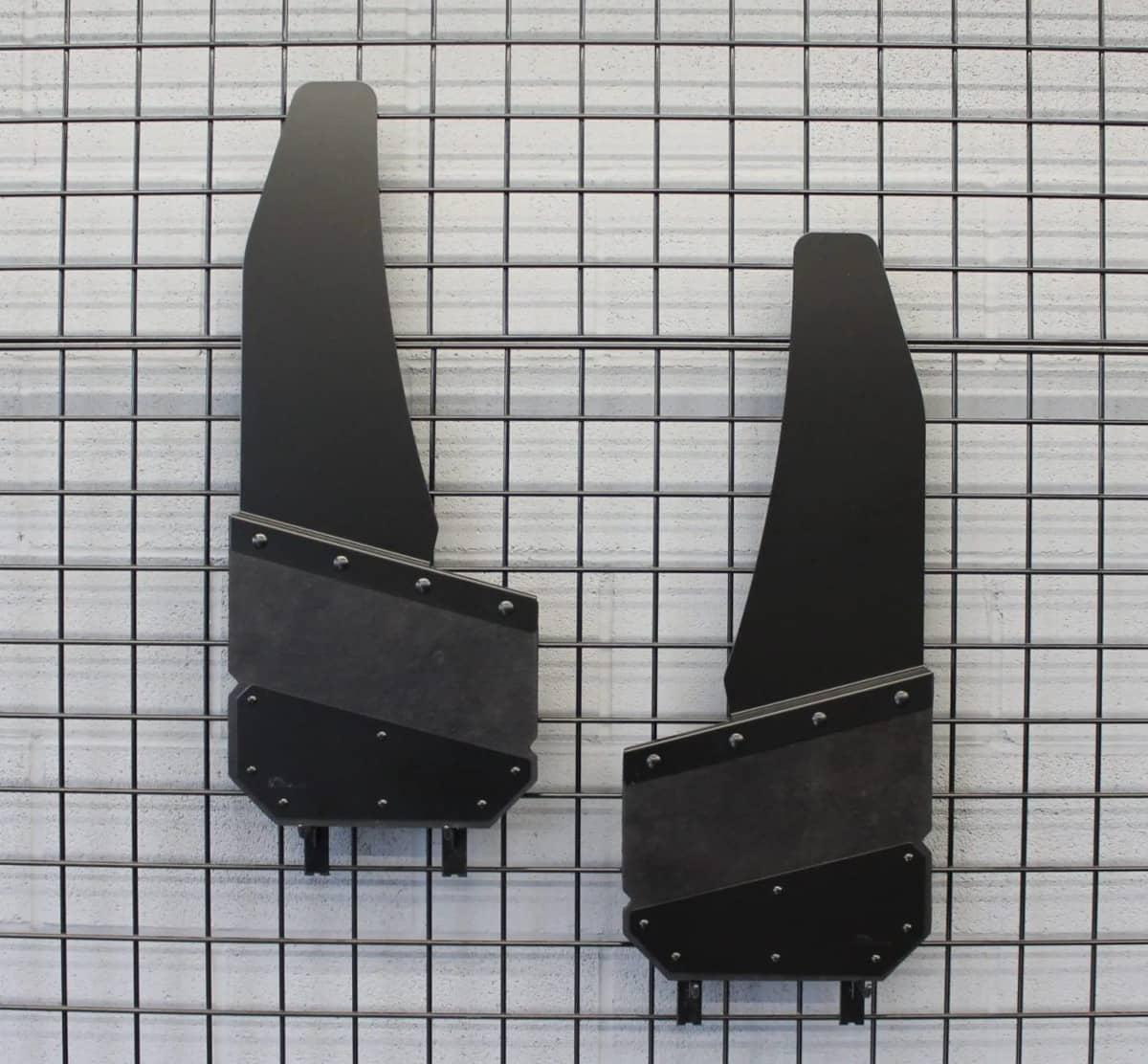 MUD FLAPS ANGLED CUT 12" SHORT TOP