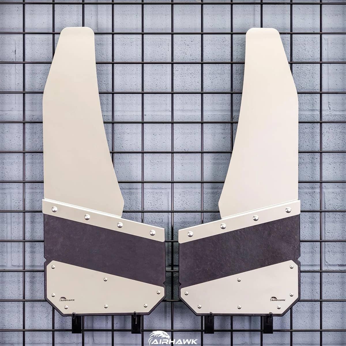 MUD FLAPS ANGLED CUT 14" - LONG TOP