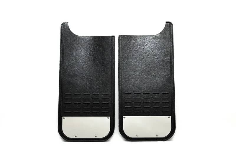 MUD FLAPS MOON CUT 12X26 SS
