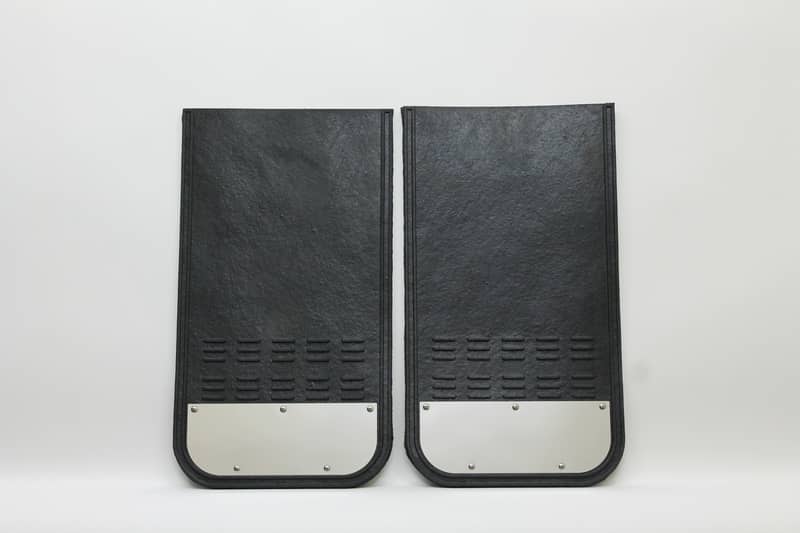 MUD FLAPS 14X25 WITH SS BOTTOM PLATE