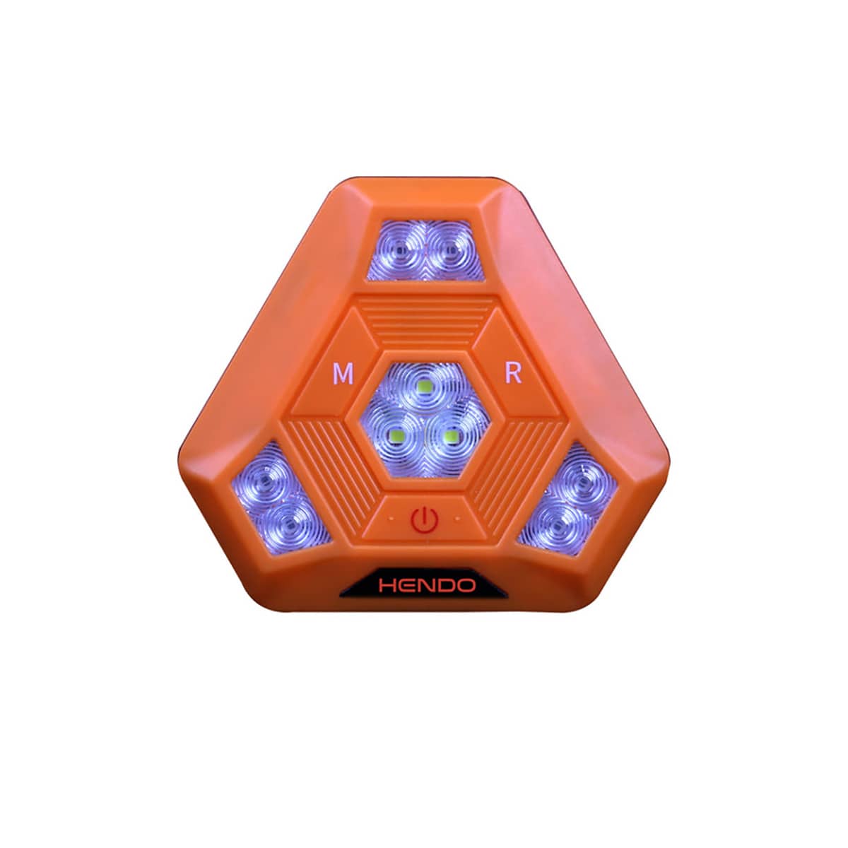 3 PACK HEAVY DUTY ALUMINUM HIGH VIZ ORANGE SAFETY BEACONS