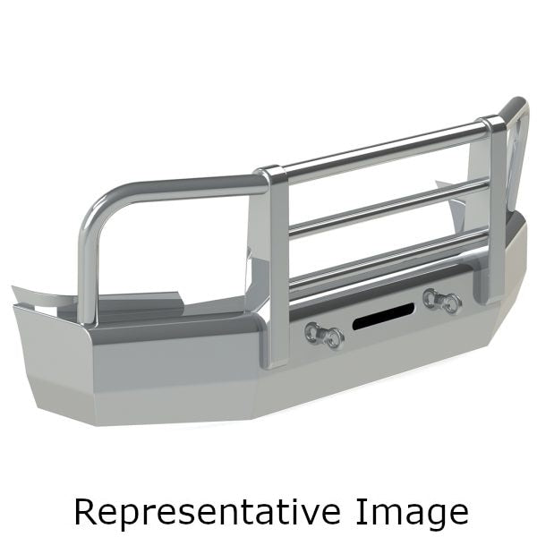 FRONT BUMPER W/POLISHED GRILLGUARD 23-27 F-250/F-350 S/DUTY