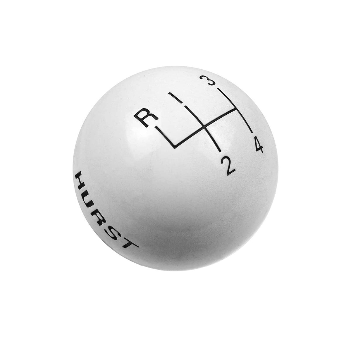 SHIFTER KNOB 4-SPEED - WHITE PLASTIC