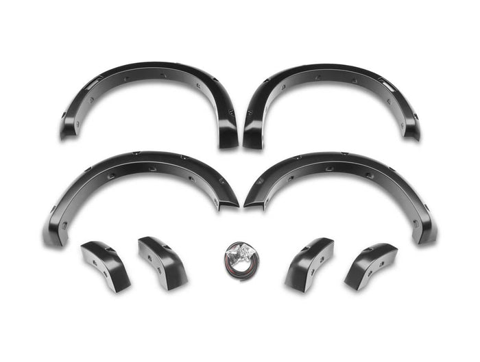 4PC POCKET STYLE FENDER FLARES 16-24 NISSAN TITAN XD