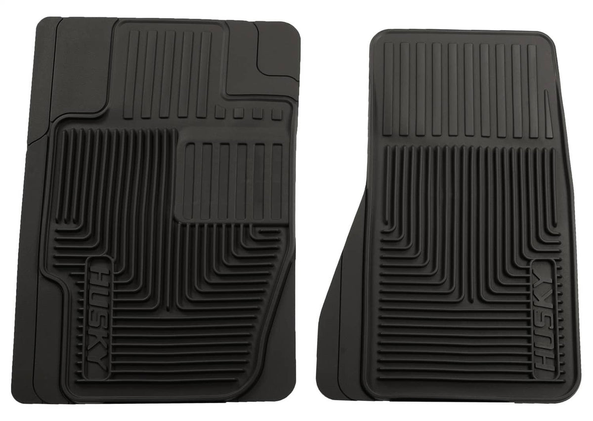 BLACK FRONT FLOOR MATS