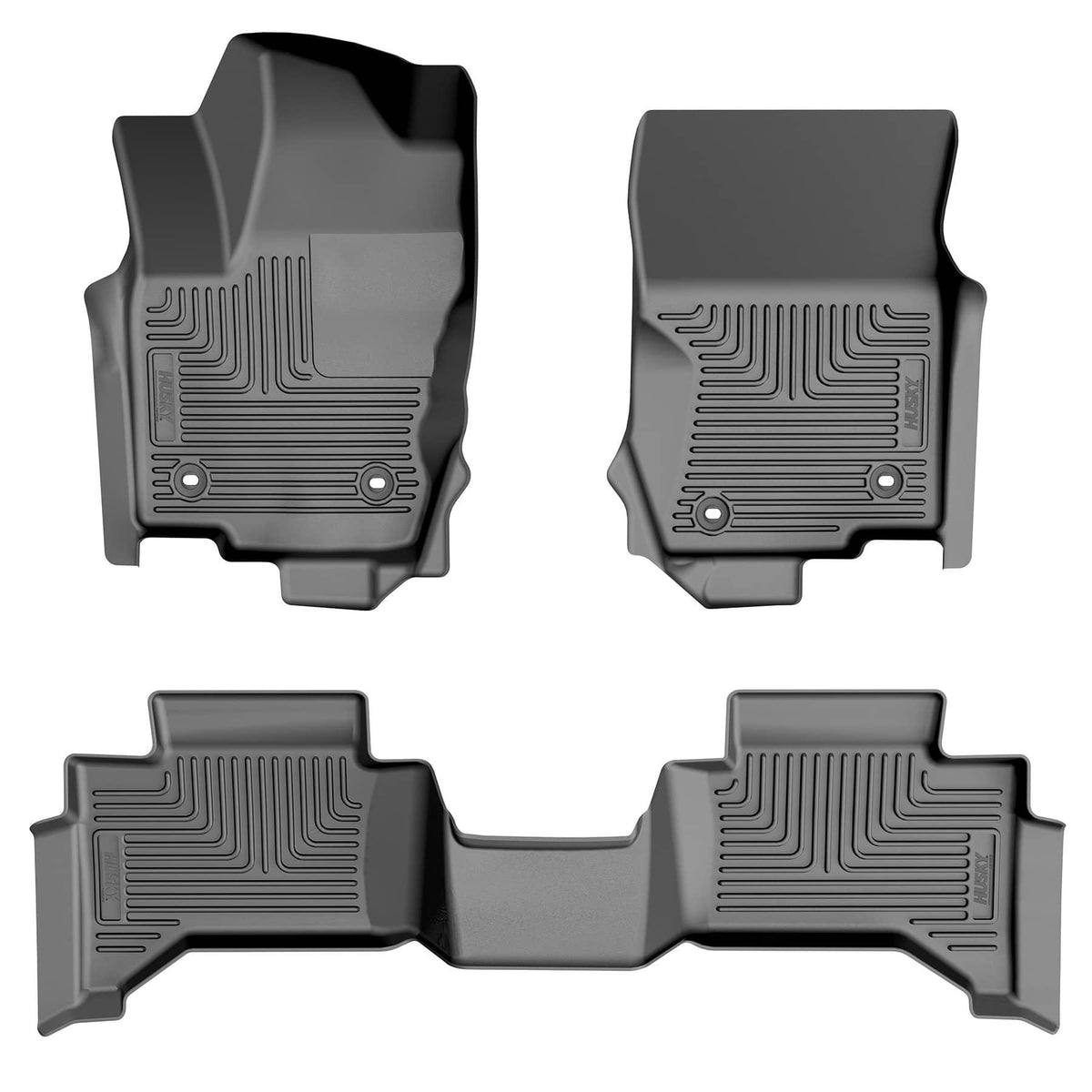 WEATHERBEATER FRONT AND 2ND ROW FLOOR LINERS 24-26 LAND CRUISER/GX