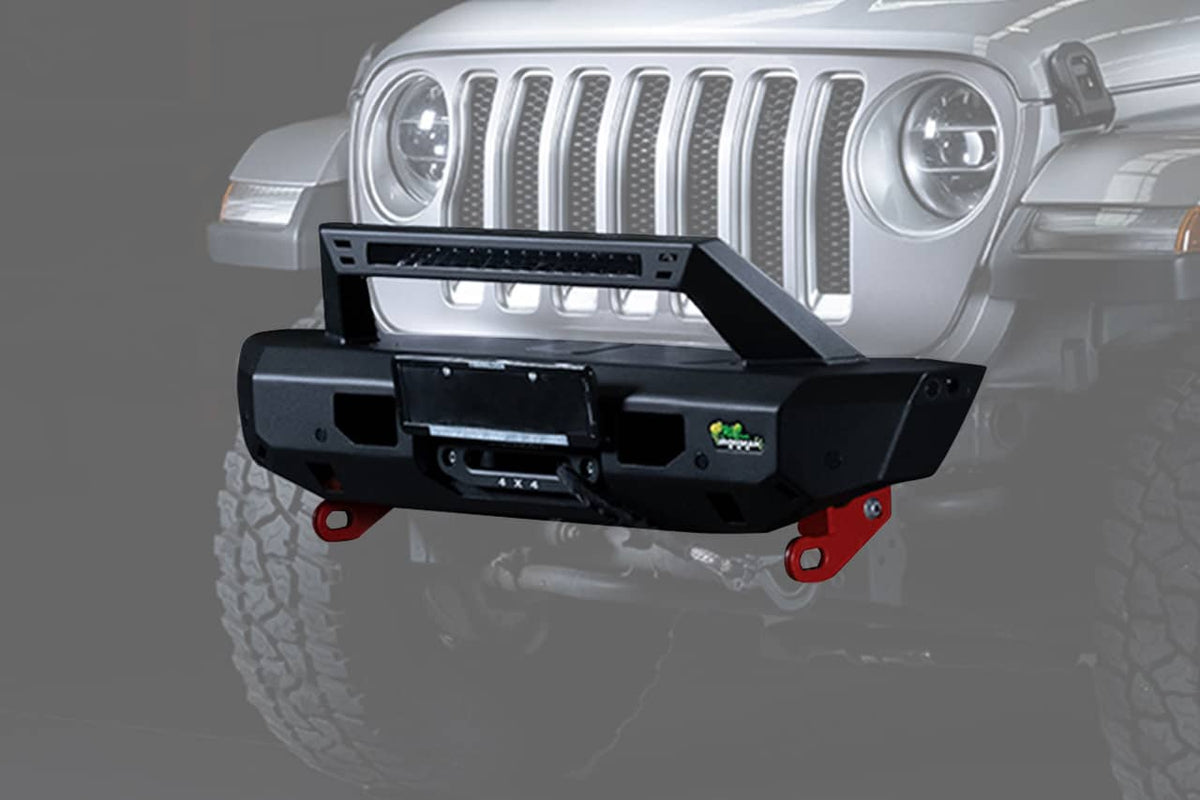 RAID STUBBY FRONT WINCH BUMPER 18-25 WRANGLER JL