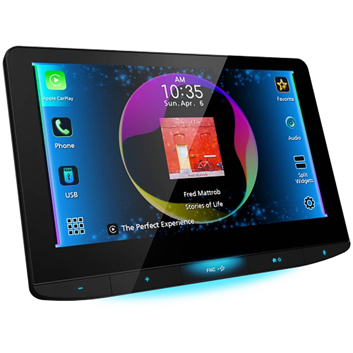 10.1 INCH HD DISPLAY/CAP TCH/WIRELESS A-AUTO & CARPLAY/WIRELESS ANDROID MIRRORING/HDMI INPUT/4 CAM