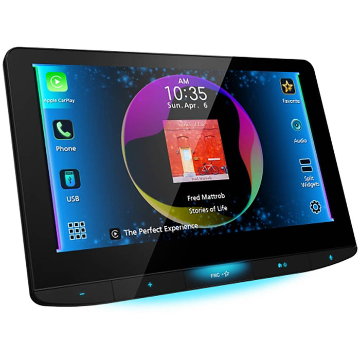 10.1 INCH HD DISPLAY/CAP TCH/WIRELESS A-AUTO & CARPLAY/WIRELESS ANDROID MIRRORING/HDMI INPUT/4 CAM