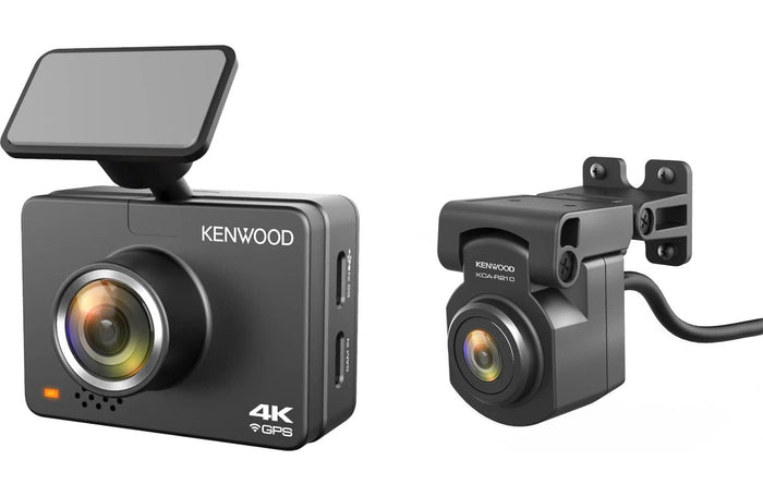 4K HD FRONT & REAR DASH CAMERA W/ 64GB SD CARD