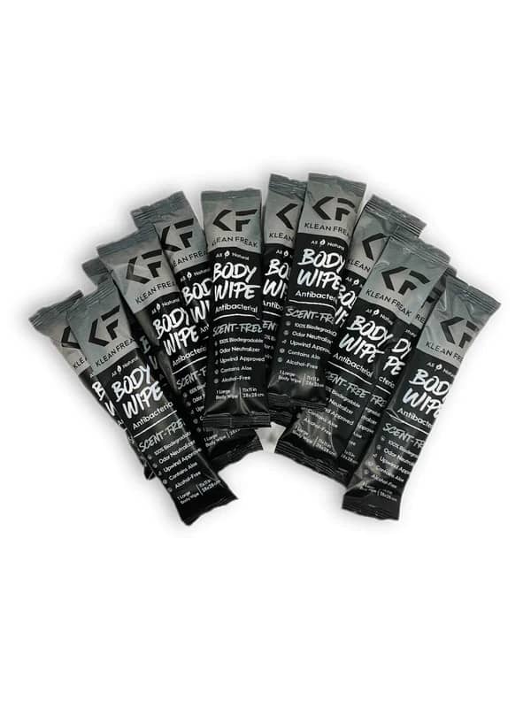 BODY WIPES - SCENT FREE - 12 PACK
