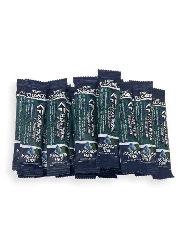 BODY WIPES  - KASCADE PINE - FLUSHER 100 PACK