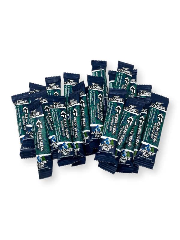 BODY WIPES  - KASCADE PINE - FLUSHER 20 PACK