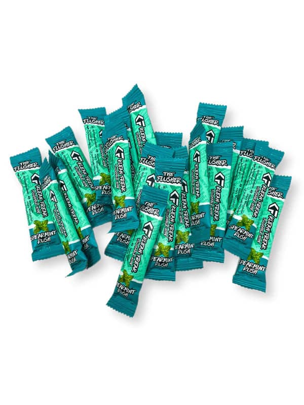 BODY WIPES  - SPEARMINT RUSH - FLUSHER 20 PACK