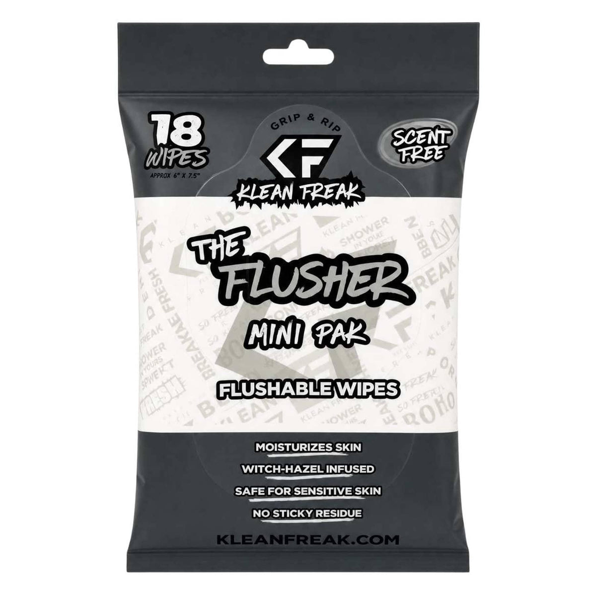 THE FLUSHER 18 MINI PAK SCENT FREE