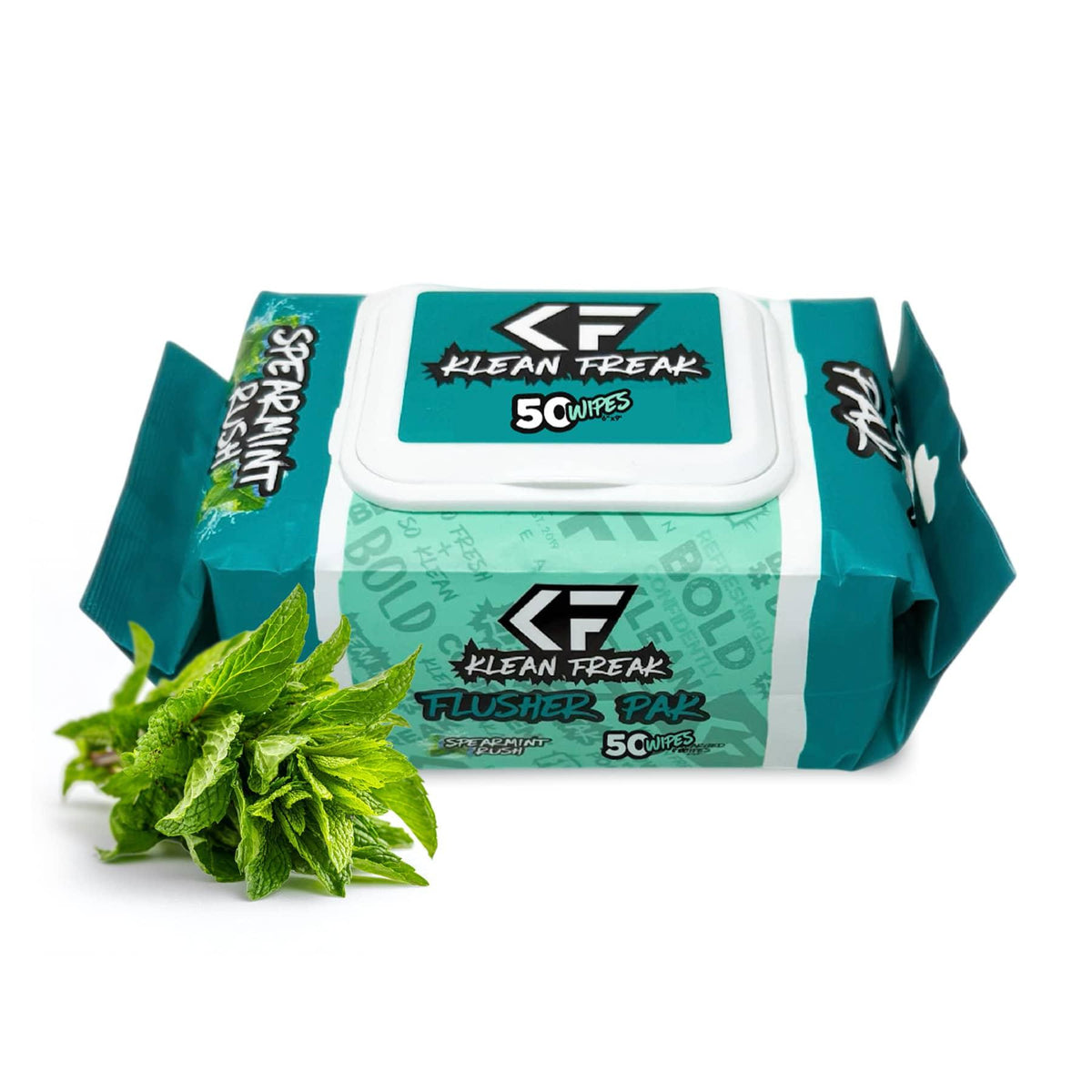 THE FLUSHER 50 PAK SPEARMINT RUSH