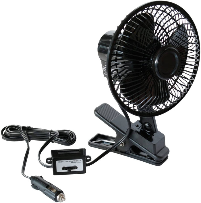 12V 2 SPEED METAL FAN