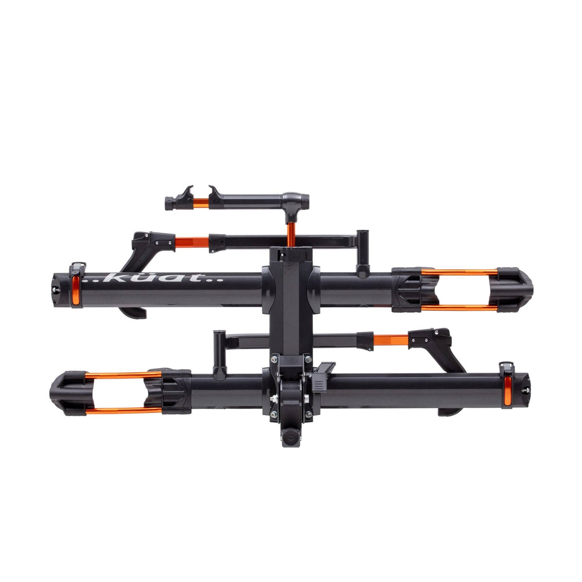 NV 2.0 GREY METALLIC WITH ORANGE ANODIZE 2 BIKE RACK W/2" RECEIVER