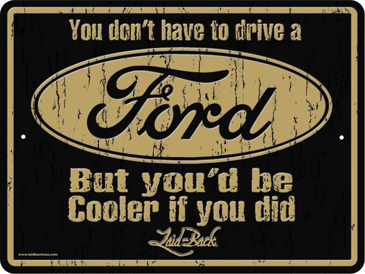 SIGN COOLER FORD