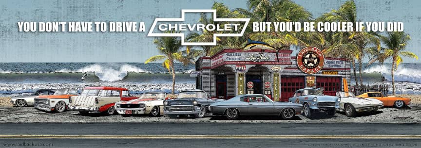 CHEVY REUNION 55X19.5 BANNER