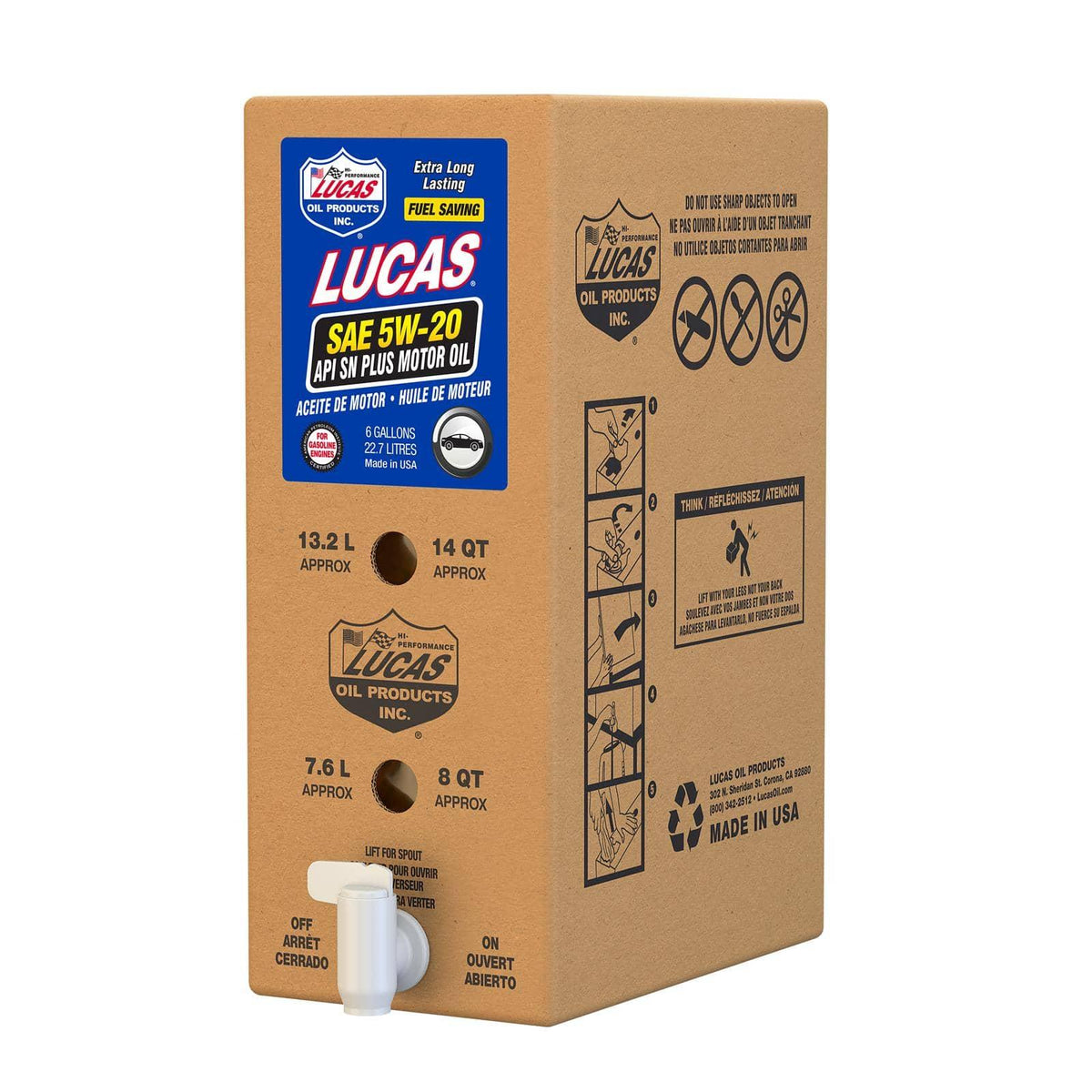 SAE 5W-20 API SN PLUS ENGINE OIL 6G