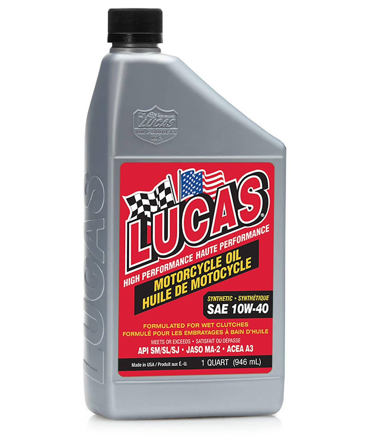 SYNTHETIC SAE 10W-40 MOTORCYCLE OIL 946 ML