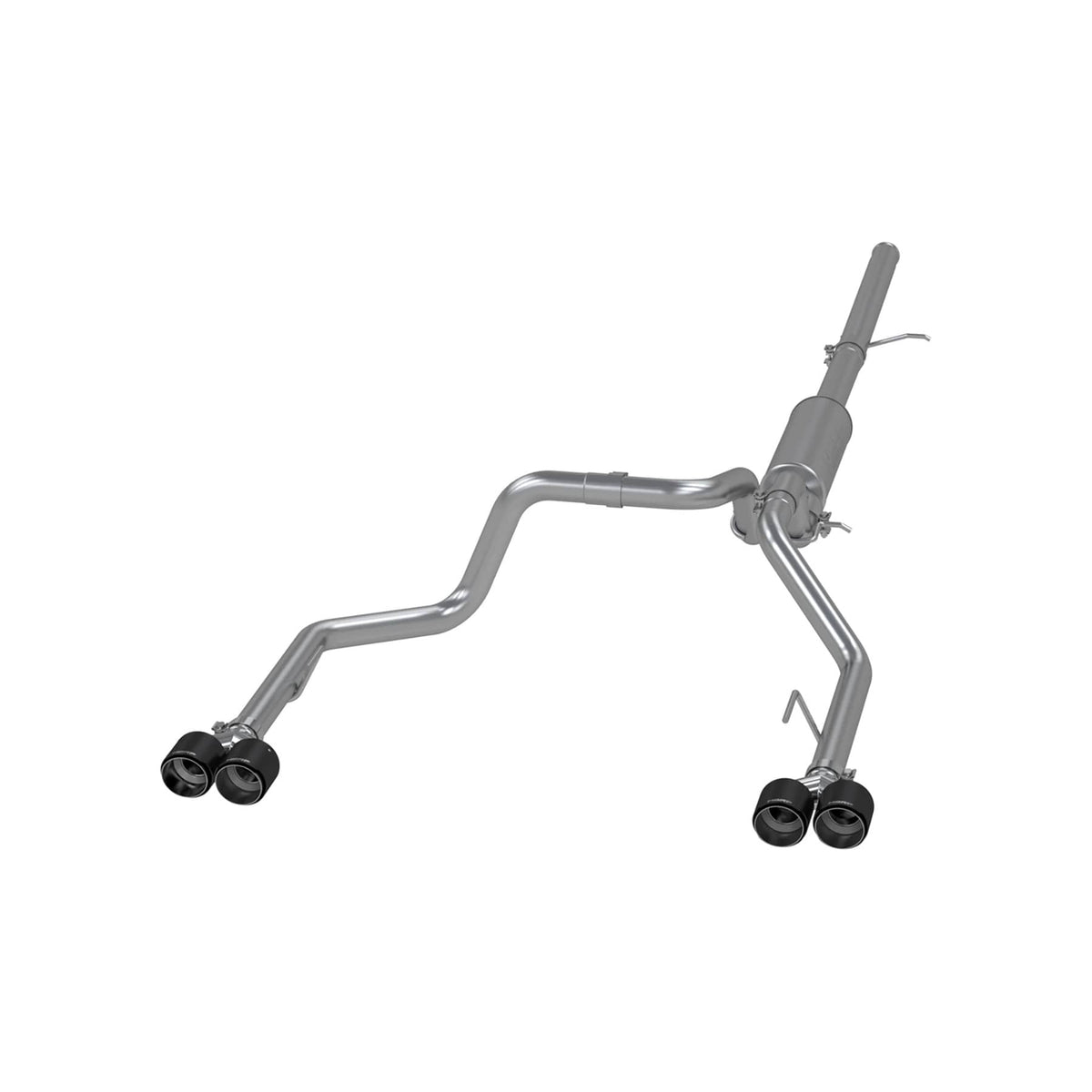 3" CAT-BACK QUAD REAR EXIT EXHAUST 19-26 SILVERADO/SIERRA 5.3L