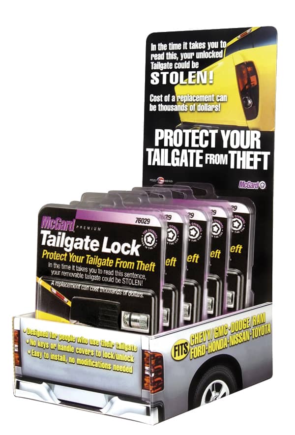 TAILGATE LOCK DISPLAY W/