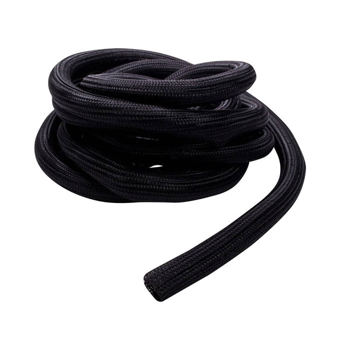 1/2IN SELF-WRAPPING SPLIT BRAID SLEEVING BLACK - 75FT