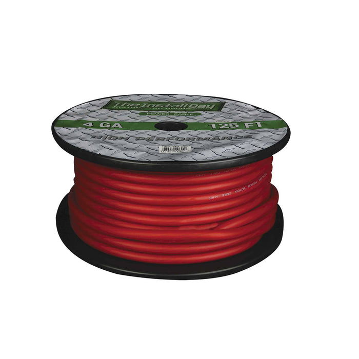 CCA VALUE LINE 4 GAUGE POWER CABLE RED - 125FT COIL