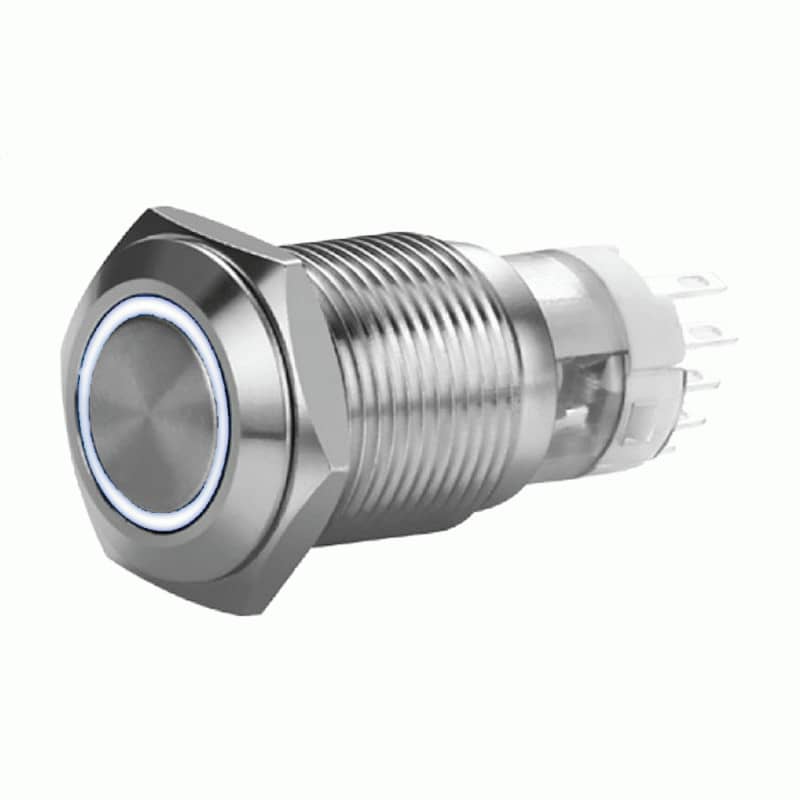 19MM STAINLESS MOMENTARY