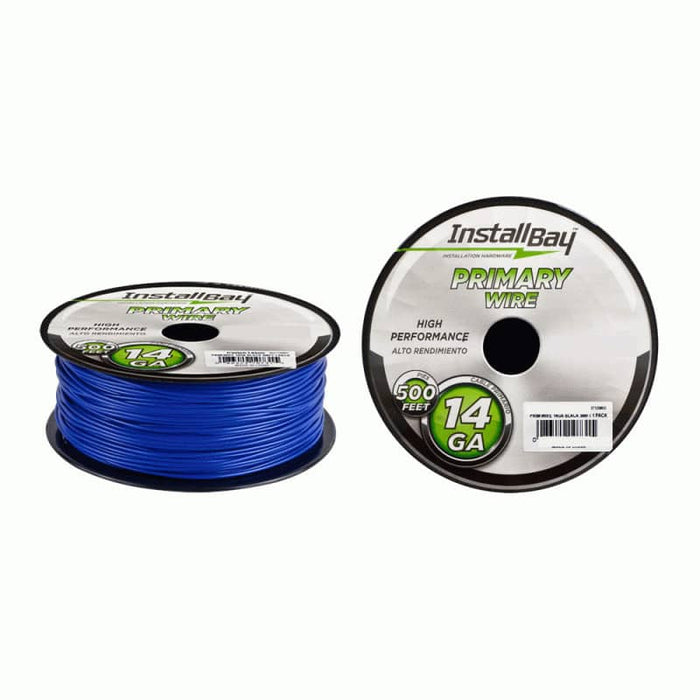 PRIMARY WIRE 14 GAUGE ALL COPPER BLUE 500FT