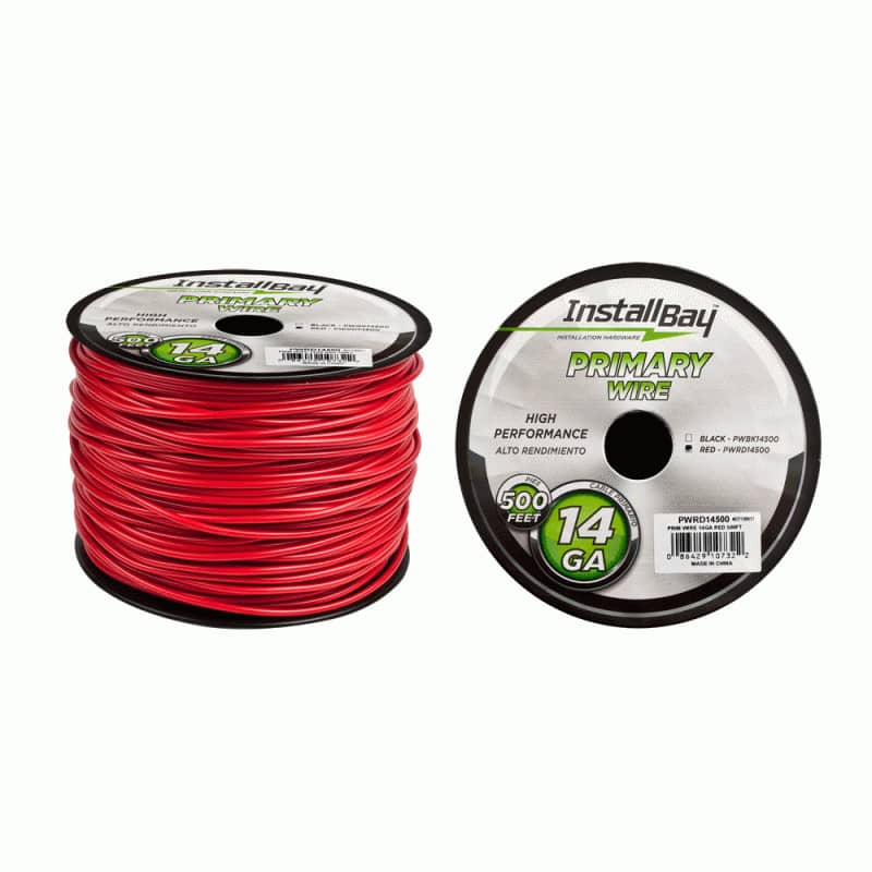PRIMARY WIRE 14 GAUGE ALL COPPER RED COIL 500 FT
