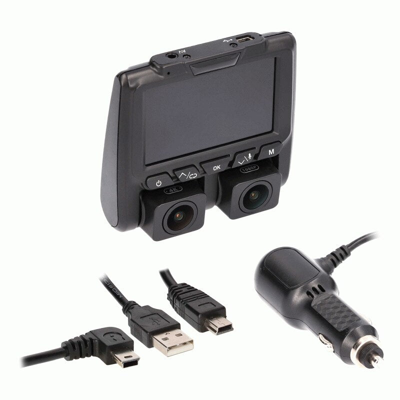 DUAL CAMERA DVR 4K 3" SCREEN