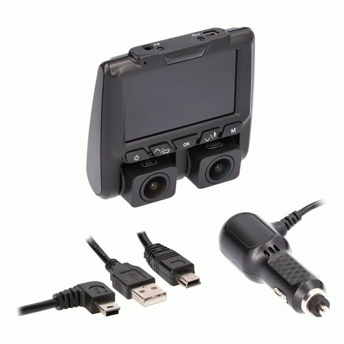 DUAL CAMERA DVR 4K 3" SCREEN