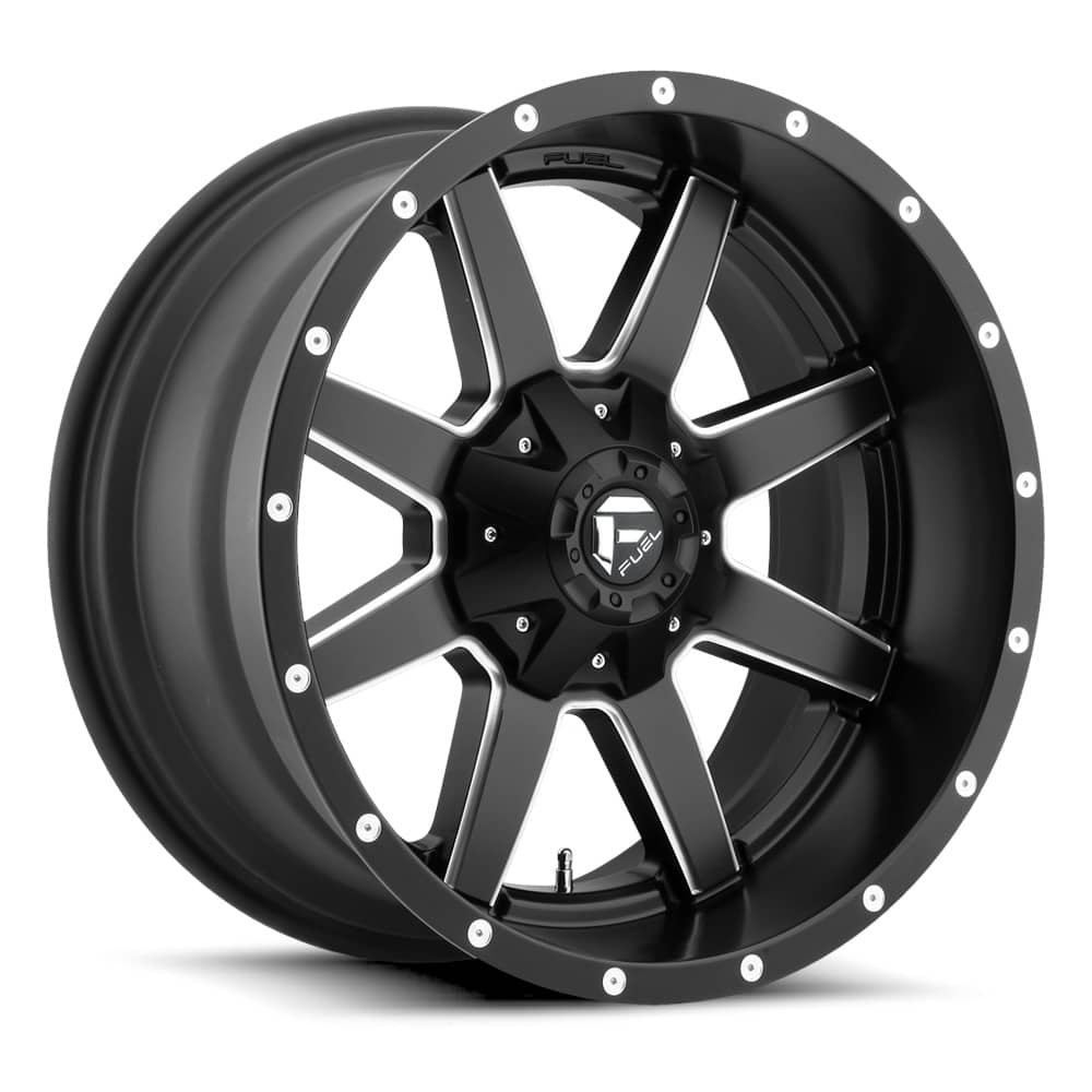MAVERICK MATTE BLACK MILLED 18X9 6-135/6-139.7 106.1 CB +20MM