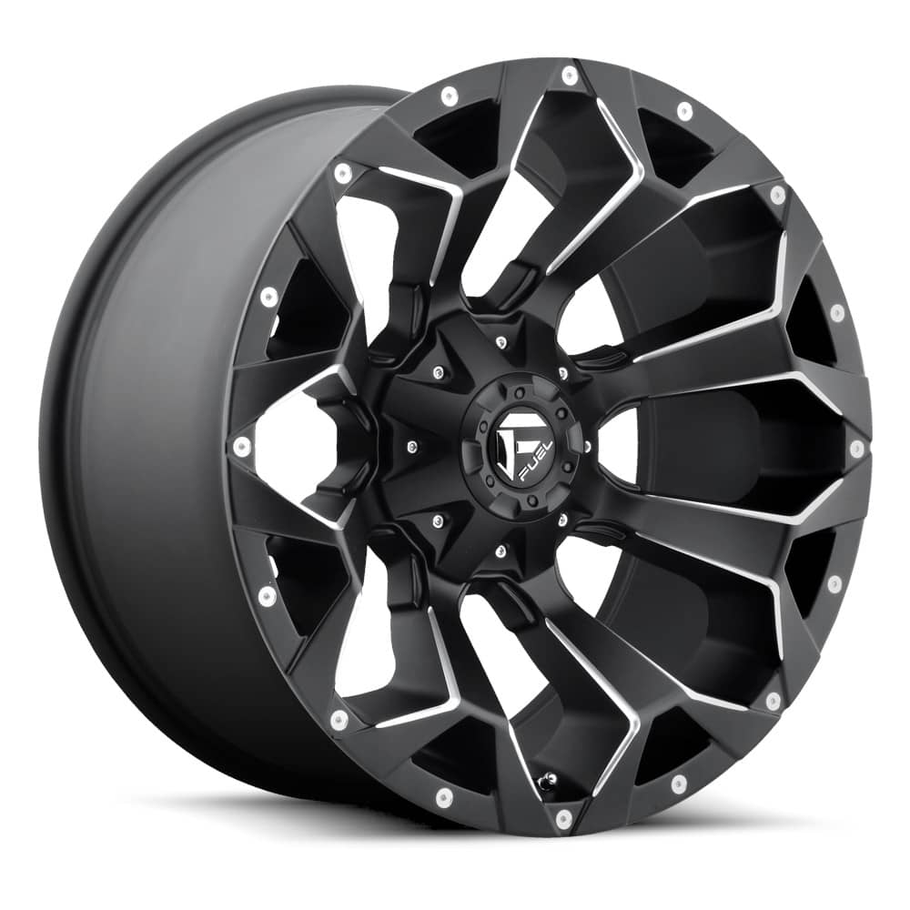 D546 ASSAULT MATTE BLACK MILLED 20X9 6-135/6-139.7 106.1 CB +20MM
