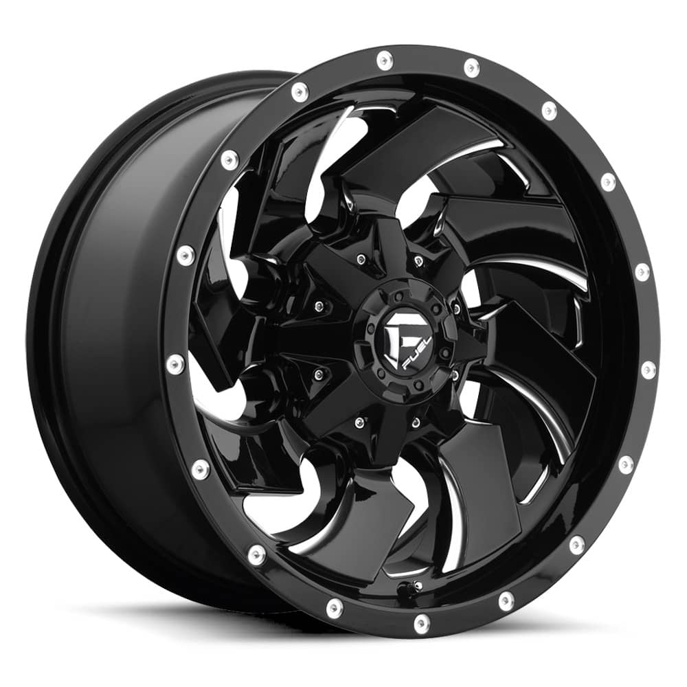 D574 CLEAVER GLOSS BLACK MILLED 20X9 6-135/6-139.7 106.1 CB +20MM