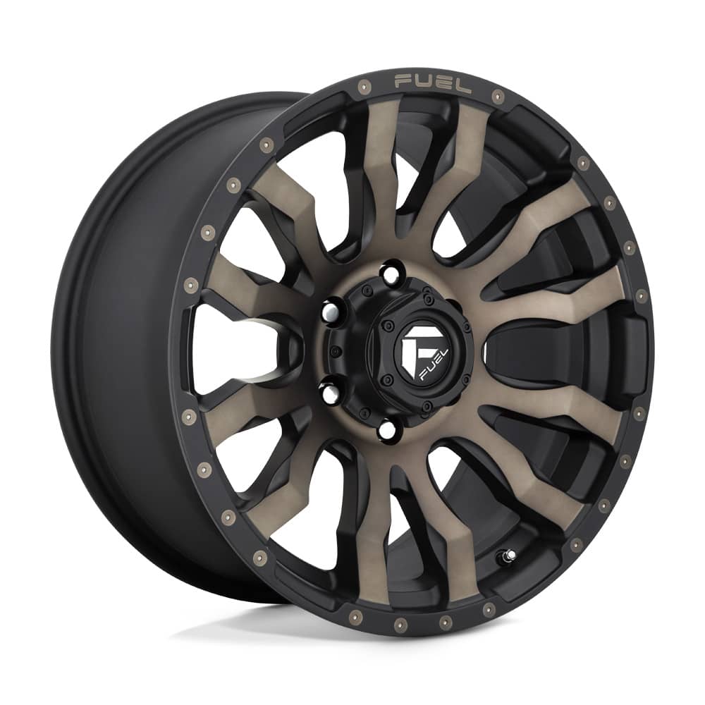 D674 BLITZ MATTE BLACK DOUBLE DARK TINT 18X9 8-170 125.1 CB +1MM