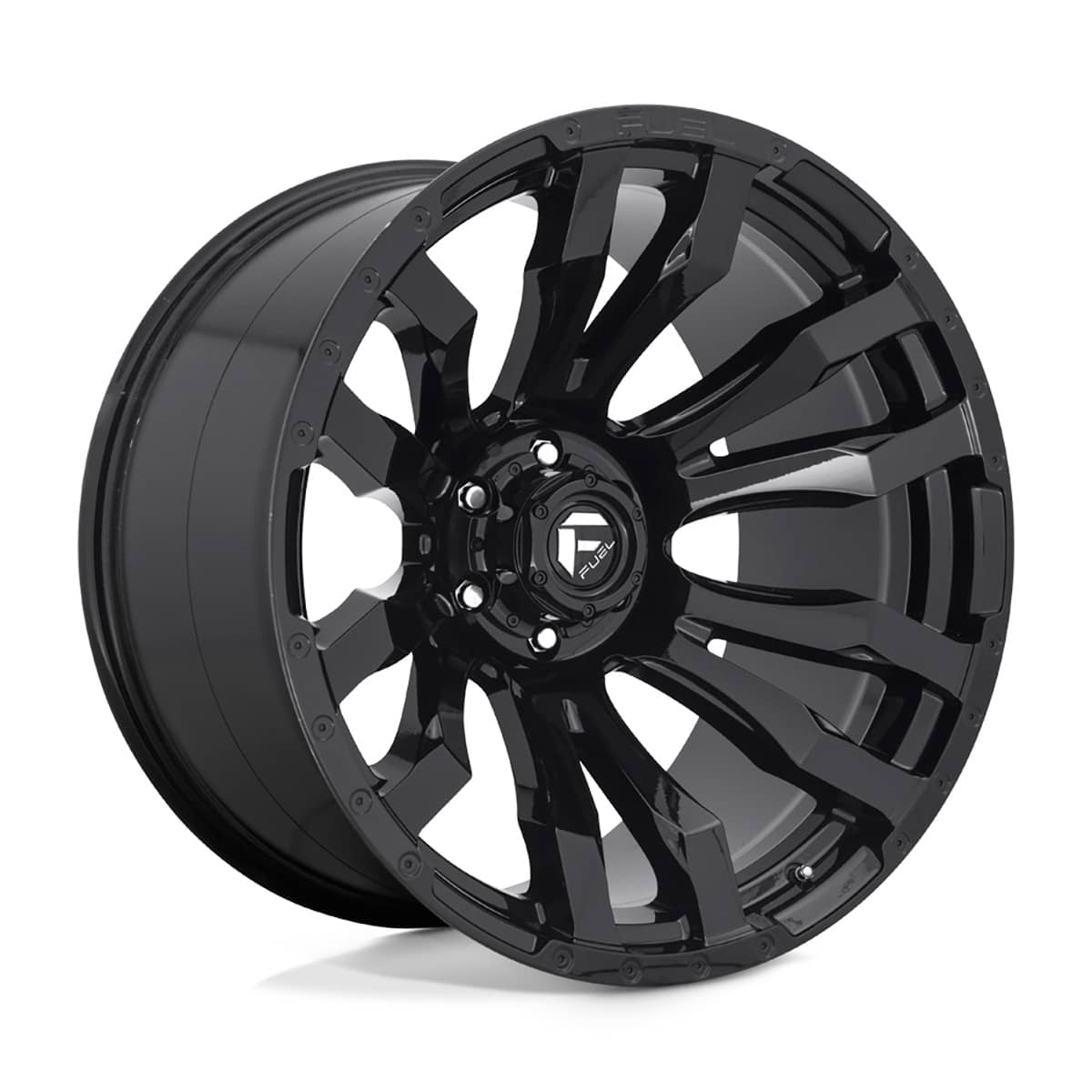 D674 BLITZ MATTE BLACK DOUBLE DARK TINT 20X9 8-170 125.10 CB +1MM