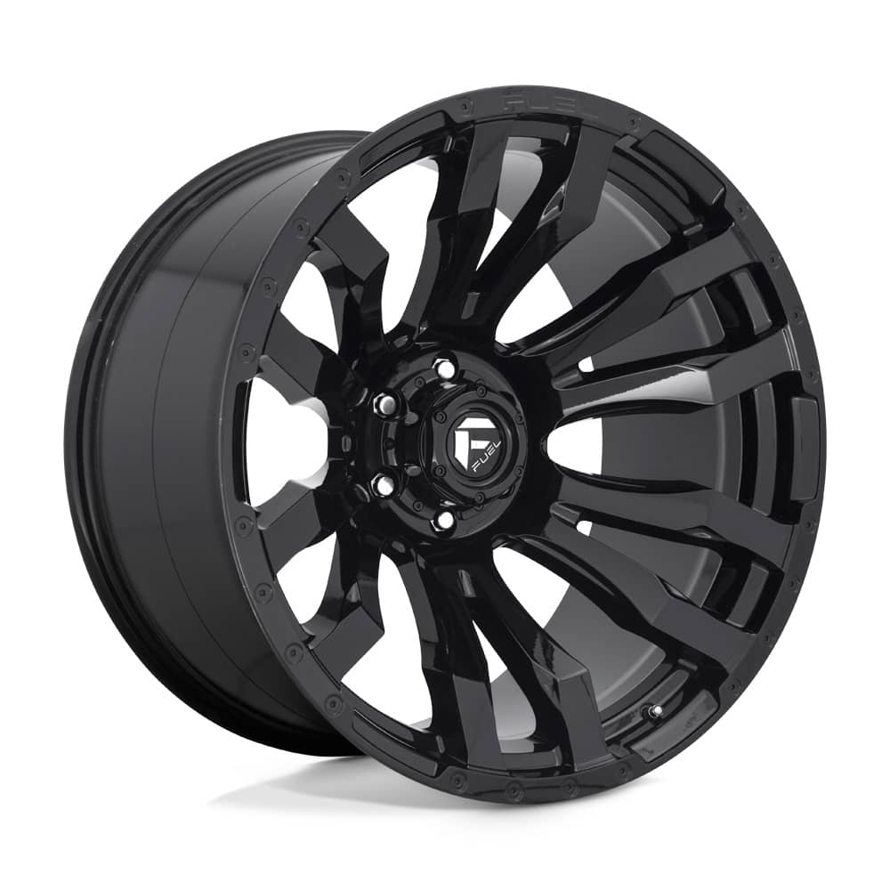 D675 BLITZ GLOSS BLACK 20X9 8-165.1 125.1 CB +1MM