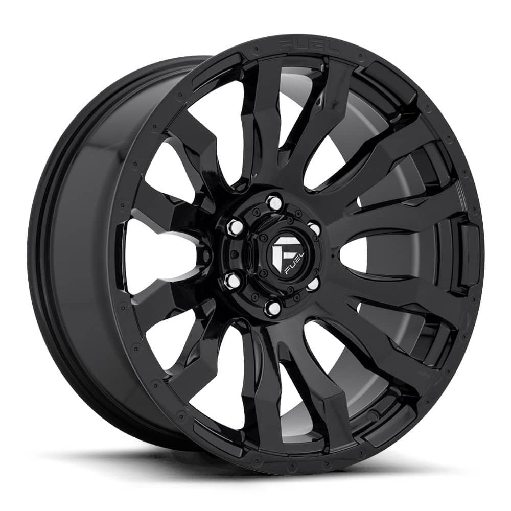 D675 BLITZ GLOSS BLACK 20X9 6-135 87.1 CB +20MM