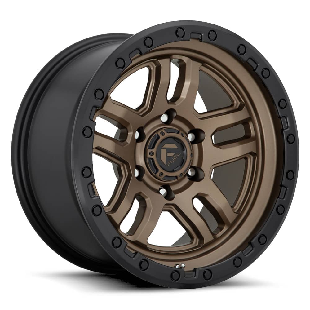 AMMO MATTE BRONZE BLACK BEAD RING 20X9 6-139.7 +20MM