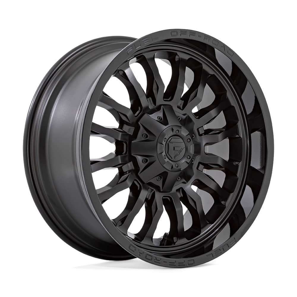 D796 ARC MATTE BLACK GLOSS BLACK LIP 20X9 8-165.1 125.1 CB +1MM