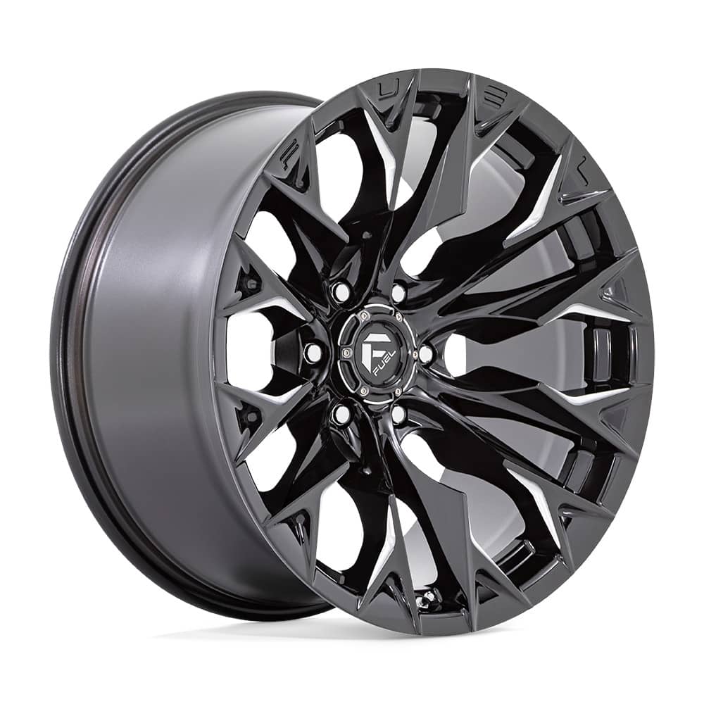 D803 FLAME GLOSS BLACK MILLED 20X9 6-139.7 106.1 CB +20MM