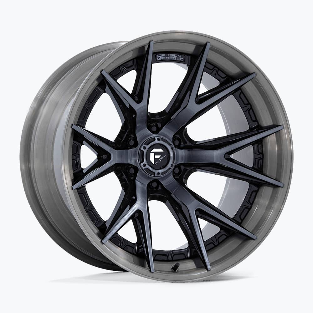 CATALYST GLOSS BLACK BRUSHED DARK TINT 24X12 6-139.7 -44MM