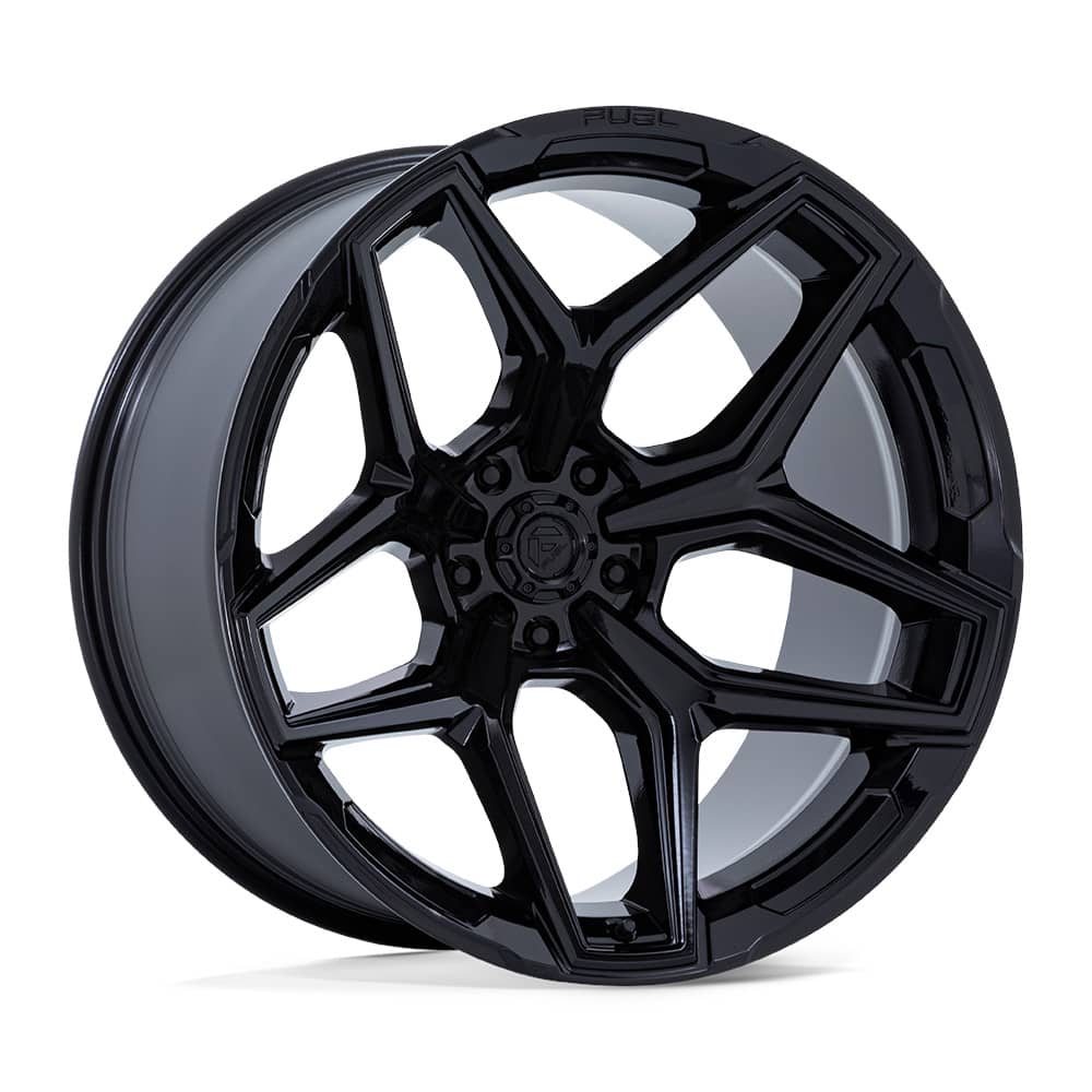 FLUX GLOSS BLACK 20X9 8-180 124.2 CB +1MM